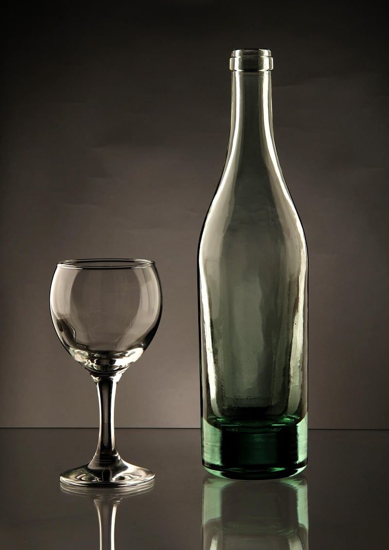 Upcycled Bottle Vases